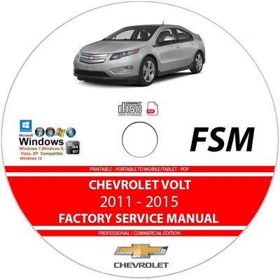 Chevrolet Volt 2011 2012 2013 2014 2015 Service Repair Manual on CD | eBay
