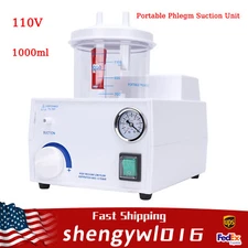 Vacuum Phlegm Quiet Suction Unit Portable Medical Emergency Aspirator Machine