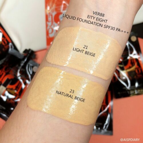 Ver.88 Liquid Foundation #21 Light Beige 5 ml Box of 6 - Picture 5 of 6