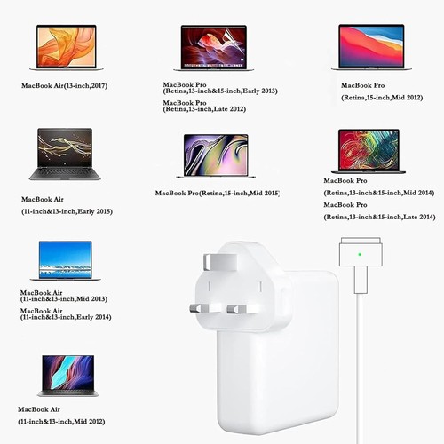 85W MagSafe 2 Charger For MacBook Pro 13" 15" 17" A1398 A1466 A1502 A1425 A1465 - Picture 6 of 16