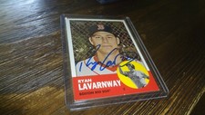 2012 TOPPS HERITAGE RYAN LAVARNWAY  AUTOGRAPHED BASEBALL CARD
