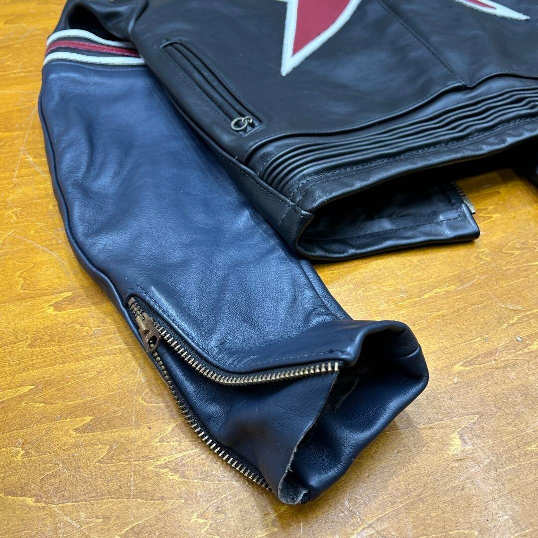 Vanson Leather Jacket One Star Vintage Rider's Leather Men's