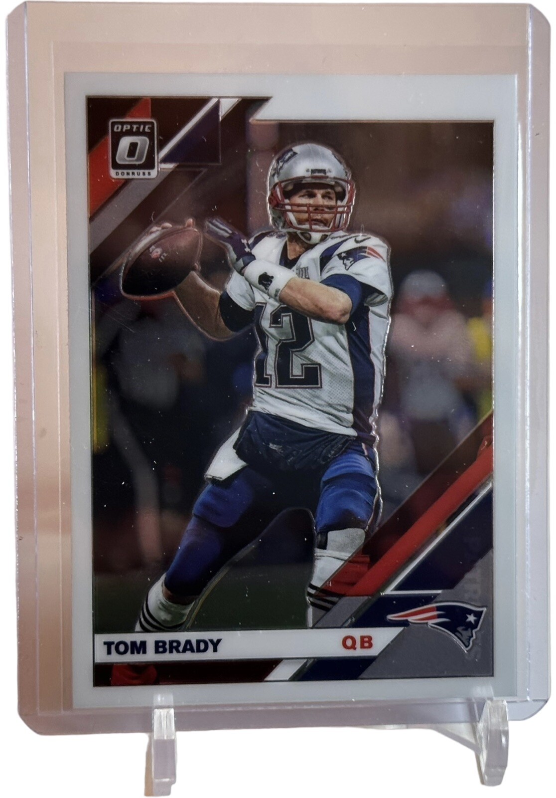 Tom Brady 2019 Donruss Optic Card #63 New England Patriots W/Top Loader