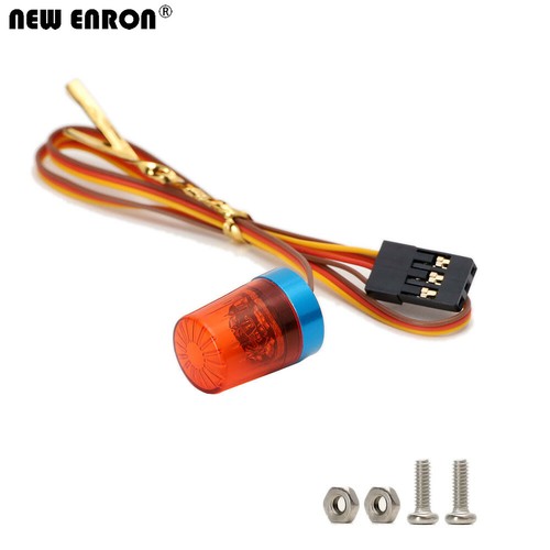 4Pcs LED Light Flash Rotation Ultra Bright RC 1/10 1/14 Tamiya Tractor Truck - Picture 8 of 46