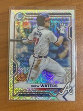 ⚾ 2021  Bowman Chrome Baseball Mojo Base Card #BCP-81 Drew WATERS ⚾