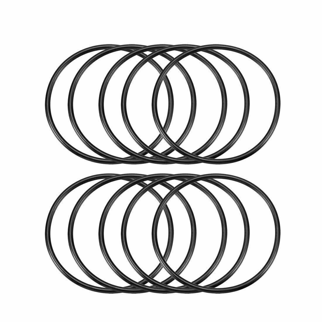 10 Pcs 92mm OD 4mm Thick Black Rubber O Ring Seal Washer Replacement✦KD #F22