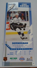 Cory Cross Tampa Bay Lightning Post Card NHL