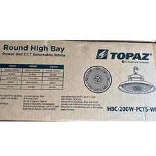 TOPAZ 150W/180W/200W LED UFO High Bay | 22,900-30,500 Lumens- WHITE