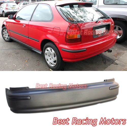 For 1996-2000 Honda Civic 3dr Hatch SIR Style Rear Bumper Cover + JDM ...