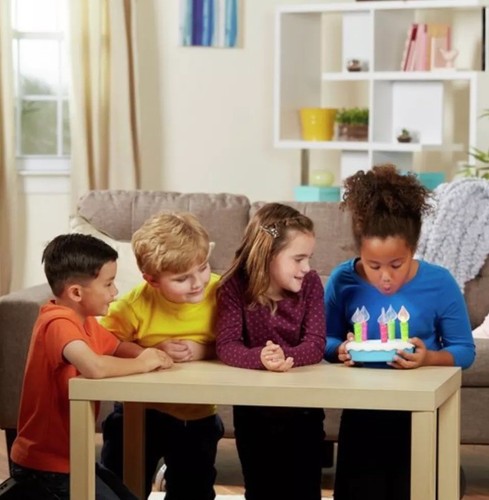 BIRTHDAY BLOWOUT CAKE CANDLES Kids Boys Girls Musical ACTIVITY Toy Set Game Gift - Picture 2 of 7
