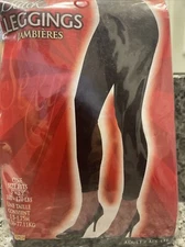 Black Leggings Adult One Size (Lot of 2)
