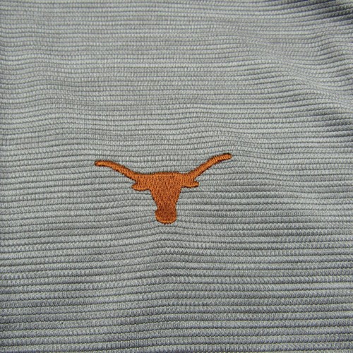 Texas Longhorns Sweater Mens Large Gray Tommy Bahama Button Up Quarter Zip - Picture 3 of 15