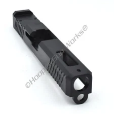 Diamond cut slide for Glock 17, G17 - HGW Ported RMR USA Stainless Steel Black