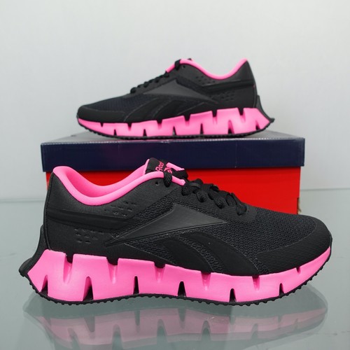 Reebok Zig Dynamica 2.0 Kid's Size 6.5 Y Girls Running Shoes Black Sneakers #805 - Picture 2 of 23