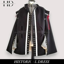 17th Century Musketeer Wool Cloak: Detachable Sleeves, Reenactment Costume