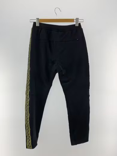 FENDI FF Logo Line Tape Track Pants/ Jeans/ Size 44/ Cotton/ Black/ FAB542 A9QR thumbnail 2