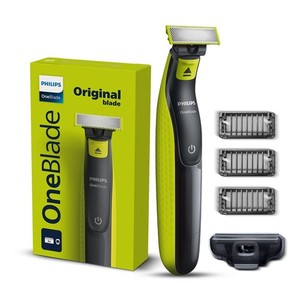 Philips OneBlade Éclat de trimeur hybride humide à peau sèche-confortée Gromère de barbe