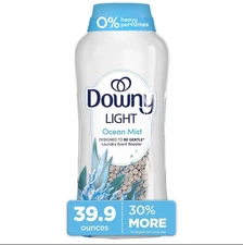 Downy Light Laundry In-Wash Scent Booster Beads, Ocean Mist Scent 39.9 Oz
