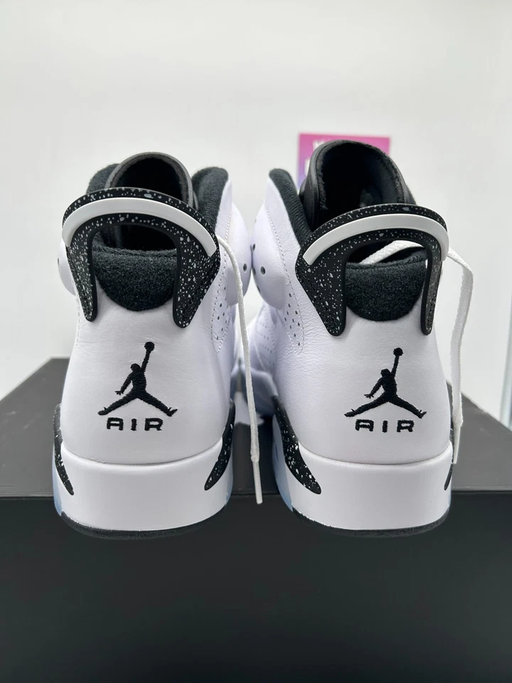 Talla 9 Air Jordan 6 Retro Reverso Oreo Blanco/Negro NUEVO Foto 3 de 4