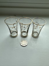 Vintage Festival Of Britain 1951 Shot Glasses