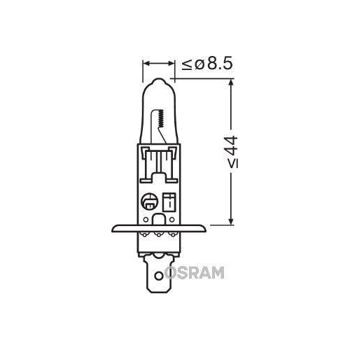 Glühlampe Abbiegescheinwerfer Ams-osram 64150NL für - Bild 3 von 4