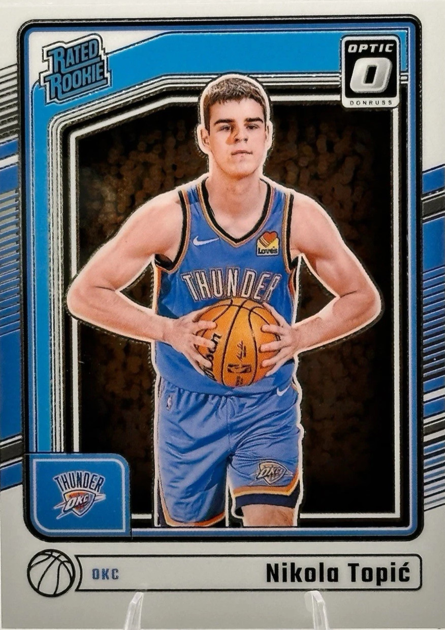 Nikola Topic Rated Rookie Card 2024-25 Panini Donruss Optic #278
