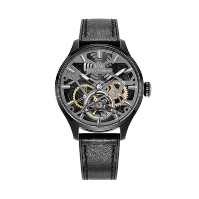 Mens Skeleton Mechanical Watches, 3 Hands Automatic Watch, Self-Winding Wrist...