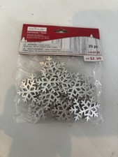 Creatology Christmas Snowflake Wood Stickers New In Pkg