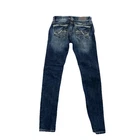 BKE Stella Women Jeans Size 24 Blue Denim 30" Inseam Dark Wash 16-6
