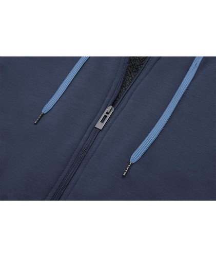 Men’s Fleece-Lined Zip Up Hoodie, Thick Hooded Jacket Winter Warm Athletic Sw... - Picture 5 of 7