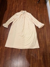 Vintage Neiman Marcus Diamond Tea Velvet Robe Dress with Front Zip- Fit Size S/M