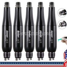 1-5 Dental Hygiene Prophy Handpiece 4:1 Straight Nose + Air Motor 4H 360° Swivel