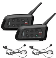 EJEAS V6C Referee Bluetooth Intercom 2-Way 1200M Professional Referee Headset 2X