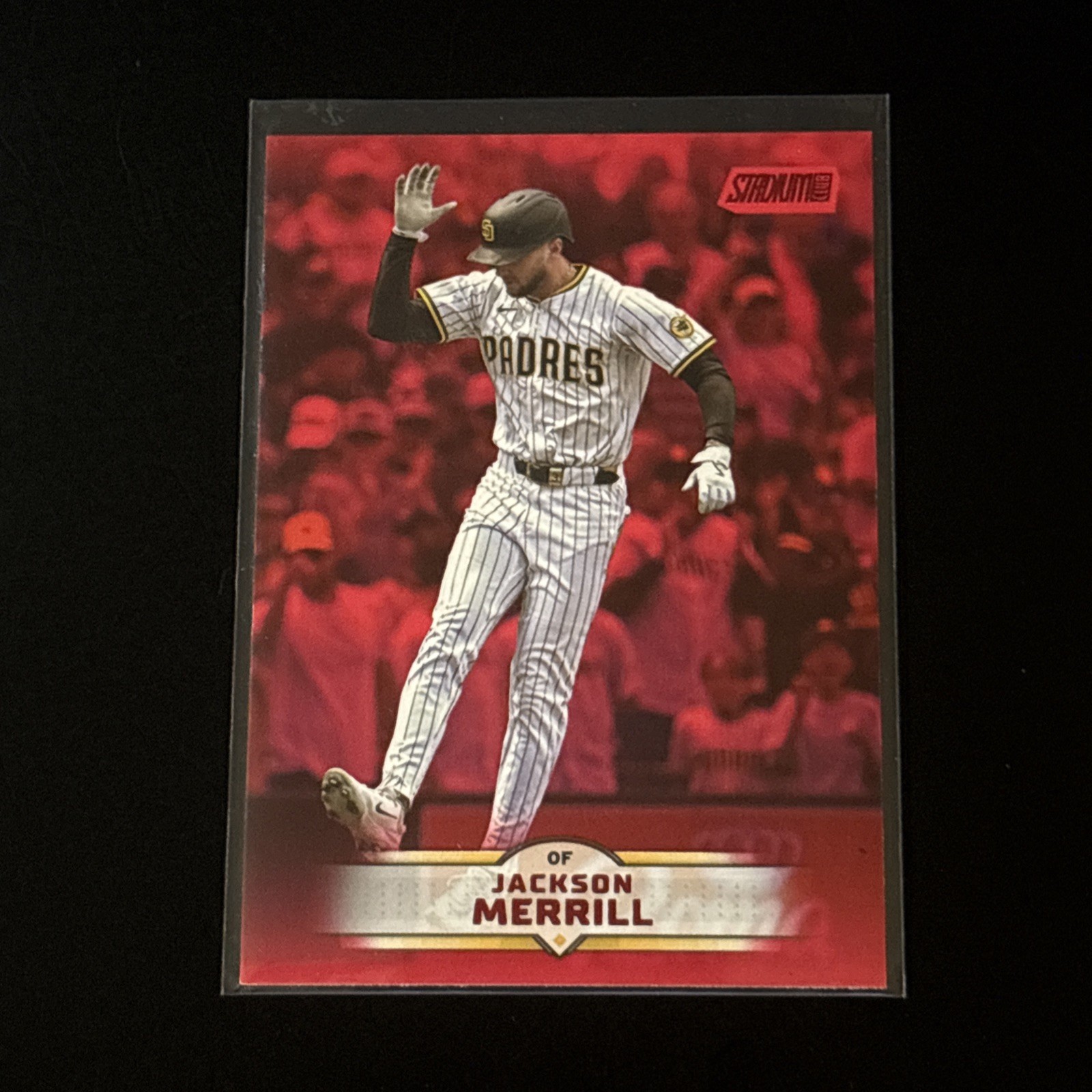 2025 Topps Stadium Club - #109 Jackson Merrill Red Foil