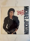 Michael Jackson Bad EX/VG+ UK 1st Press Vinyl LP Album 1987 Epic 450290-1