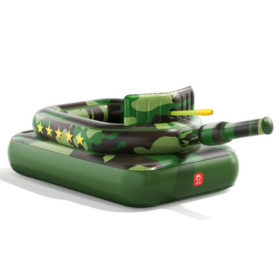 #ad Pool Float Inflatable Tank Ride On Water Cannon Green Adults Kids QPAU $59.99