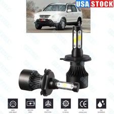 LED for Honda CRV 1997-2004 Headlight Kit H4 9003 6000K White Bulbs Hi/Low Beam
