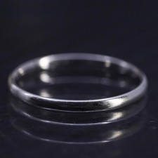size 8.25, vintage sterling silver 925 handmade ring wedding band