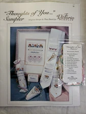 The Victoria Sampler Thoughts of You Sampler Pattern & Accessory Kit
