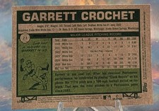 Garrett Crochet Boston Red Sox Chrome 2026 Topps Heritage #23