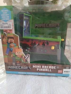 Minecraft Mini Arcade Pinball Collector Series Deluxe #001 LED Music Toy  Game3+