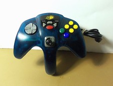 Mad Catz N64 Controller Translucent Blue, Nintendo 64 (Tested & Working)