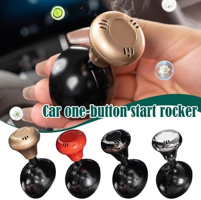 Car Push to Start Button Rocker Engine One-Touch Start Stop Lever Starter Cover