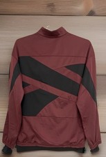 Reebok Adult Track Jacket Identity Vector Tracktop Maroon-Full Zip S XL Maroon