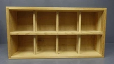 Napa Valley 23x12 Light Wood Compact Disc CD Rack Organizer Display Holds 96