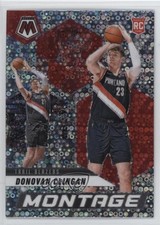 2024-25 Panini Mosaic Montage Fast Break Prizm Donovan Clingan #6 1oq0