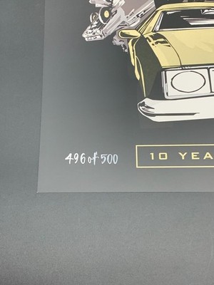 Grand Theft Auto 3 GTA III Lithograph Poster Art #/500 Limited