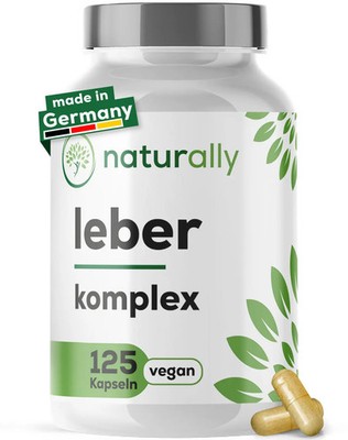 naturally Leber Komplex | mit Mariendistel, Artischocke, Löwenzahn, Cholin, Desm
