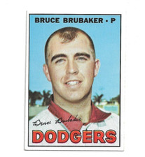 1967 Topps #276 Bruce Brubaker, Los Angeles Dodgers