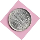 1964 Elizabeth II Brass Threepence — photo from another recent sale